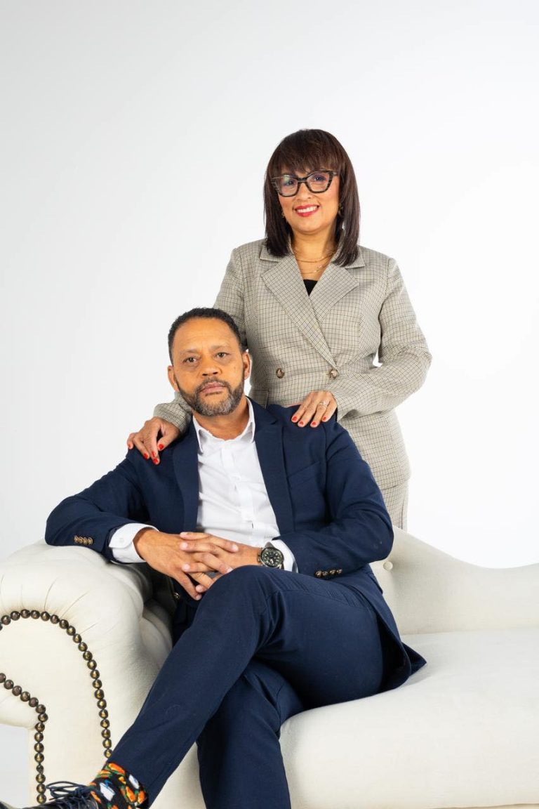 Johnny Davids en sy vrou, Liezel.